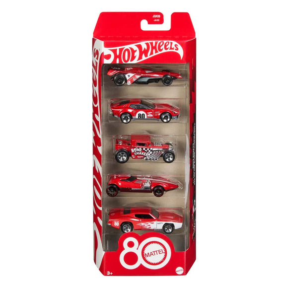 Mattel 80th Anniversary 5-Car Set - Hotwheels - 1:64
