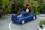 Mitsubishi Lancer Evolution VI GSR T.M.E (Issel Blue Pearl) - MotorHelix - 1:64 Modellauto 1/64