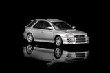 Subaru Impreza Wagon WRX STi Ver VI (Arctic Silver Metalic) - MotorHelix - 1:64 Modellauto 1/64