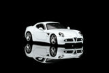 Alfa Romeo 8C Competizione 2008 (Bianco Polare) - MotorHelix - 1:64 Modellauto 1/64