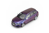 Audi RS4 (B7) 2005 (Army Girl Purple Pearl) - MotorHelix - 1:64 Modellauto 1/64