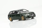 Audi RS4 (B7) 2005 (Deep Green Pearl) - MotorHelix - 1:64 Modellauto 1/64