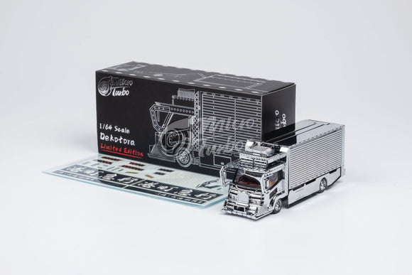 Dekotora Truck V2 (Silver electroplating) - Micro Turbo - 1:64