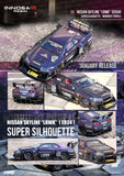 Nissan Skyline "LBWK" (ER34) Super Silhouette (Midnight Purple II) - INNO64 - 1:64