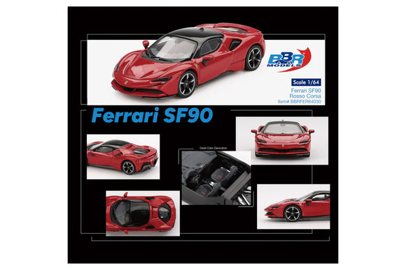 Ferrari SF90 (Rosso Corsa) - BBR - 1:64