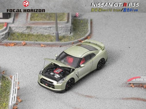 Nissan GT-R (R35) (Emerald Green) - Focal Horizon - 1:64