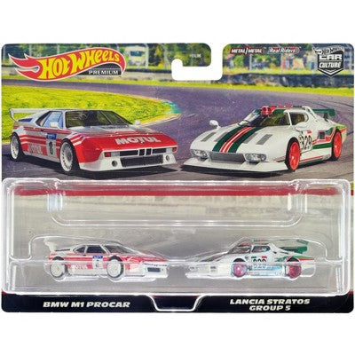 2-Car Set : BMW M1 Procar, Lancia Stratos Group 5 - Hotwheels - 1:64