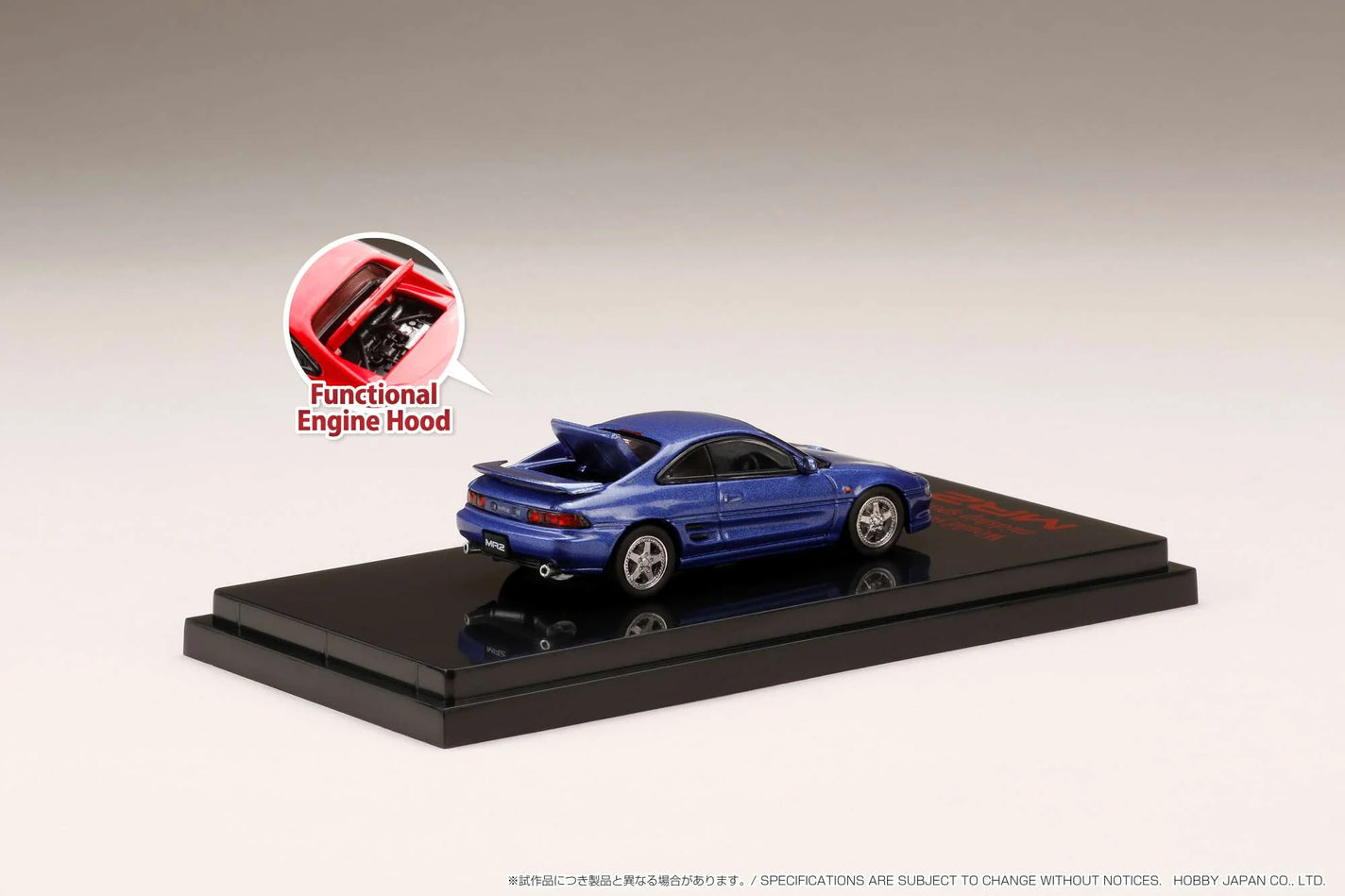 Toyota MR2 (SW20) GT-S Customized Version (Purplish Blue Mica Metallic –  Modelcars Passion