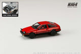 Toyota Sprinter Trueno GT Apex (AE86) JDM Style (Red/Black) - HOBBY JAPAN - 1:64