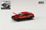 Toyota Sprinter Trueno GT Apex (AE86) JDM Style (Red/Black) - HOBBY JAPAN - 1:64