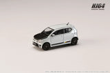 Suzuki Alto Works (HA36S) with Carbon Bonnet Customized Version (Pearl White) - HOBBY JAPAN - 1:64
