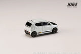 Suzuki Alto Works (HA36S) with Carbon Bonnet Customized Version (Pearl White) - HOBBY JAPAN - 1:64