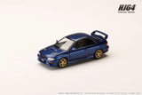 Subaru Impreza Pure Sports Coupé WRX Type R STi Version (GC8) V WR Type Front Bumper (Gran Blue Mica) - HOBBY JAPAN - 1:64