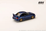Subaru Impreza Pure Sports Coupé WRX Type R STi Version (GC8) V WR Type Front Bumper (Gran Blue Mica) - HOBBY JAPAN - 1:64