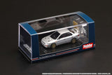Subaru Impreza WRX (GC8) 1992 Customized Version with Engine Display Model (Light Silver) - HOBBY JAPAN - 1:64