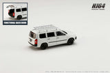 Toyota Probox Customized Version with Roof Carrier (White) - HOBBY JAPAN - 1:64