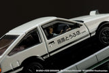 Toyota Sprinter Trueno GT Apex AE86 / INITIAL D Takumi Fujiwara VS Takeshi Nakazato with Figure - HOBBY JAPAN - 1:64