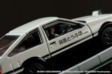 Toyota Sprinter Trueno GT Apex AE86 / INITIAL D Takumi Fujiwara VS Ryosuke Takahashi with Figure - HOBBY JAPAN - 1:64