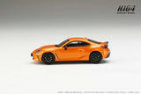 Toyota GR86 RZ 10th Anniversary Limited with Genuine Optional Rear Spoiler (Orange) - HOBBY JAPAN - 1:64 Modellauto 1/64