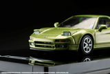 Honda NSX Coupe with Engine Display Model (Lime Green Metallic) - HOBBY JAPAN - 1:64
