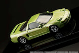 Honda NSX Coupe with Engine Display Model (Lime Green Metallic) - HOBBY JAPAN - 1:64