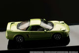 Honda NSX Coupe with Engine Display Model (Lime Green Metallic) - HOBBY JAPAN - 1:64