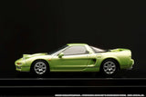 Honda NSX Coupe with Engine Display Model (Lime Green Metallic) - HOBBY JAPAN - 1:64
