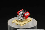 Honda NSX Coupe with Engine Display Model (Platinum White Pearl) - HOBBY JAPAN - 1:64