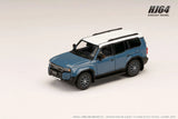 Toyota Land Cruiser 250 (LHD) (Smokey Blue) - HOBBY JAPAN - 1:64