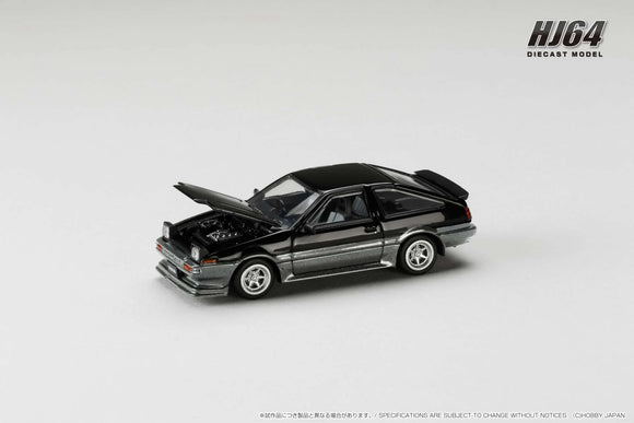 Toyota Sprinter Trueno Late Version JDM Style (Black/Grey) - HOBBY JAPAN - 1:64
