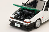 Toyota Sprinter Trueno Keiichi Tsuchiya Street 2011 (White/Green) - HOBBY JAPAN - 1:64 Modellauto 1/64