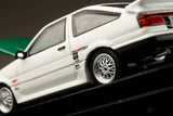 Toyota Sprinter Trueno Keiichi Tsuchiya Street 2011 (White/Green) - HOBBY JAPAN - 1:64 Modellauto 1/64