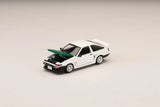 Toyota Sprinter Trueno Keiichi Tsuchiya Street 2011 (White/Green) - HOBBY JAPAN - 1:64 Modellauto 1/64
