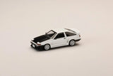 Toyota Sprinter Trueno Keiichi Tsuchiya Street Tune 1998 (White/Black) - HOBBY JAPAN - 1:64 Modellauto 1/64