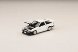 Toyota Sprinter Trueno Keiichi Tsuchiya Street Tune 1998 (White/Black) - HOBBY JAPAN - 1:64 Modellauto 1/64