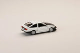 Toyota Sprinter Trueno Keiichi Tsuchiya Street Tune 1998 (White/Black) - HOBBY JAPAN - 1:64 Modellauto 1/64