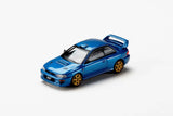 Subaru Impreza 22B-STi Version (GC8) JDM Style (Sonic Blue Mica) - HOBBY JAPAN - 1:64
