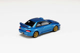 Subaru Impreza 22B-STi Version (GC8) JDM Style (Sonic Blue Mica) - HOBBY JAPAN - 1:64