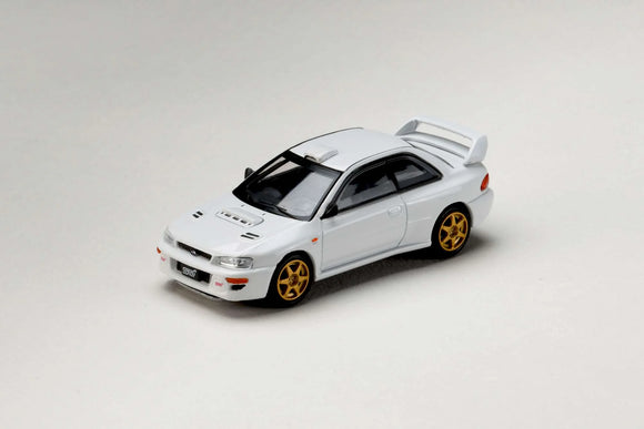 Subaru Impreza 22B-STi Version (GC8) JDM Style (Feather White) - HOBBY JAPAN - 1:64