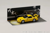 Mazda RX-7 (FD3S) Red Suns Keisuke Takahashi VS Takumi Fujiwara Initial D Diorama Set - HOBBY JAPAN - 1:64 - Modelcars Passion
