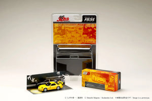 Mazda RX-7 (FD3S) Red Suns Keisuke Takahashi VS Takumi Fujiwara Initial D Diorama Set - HOBBY JAPAN - 1:64