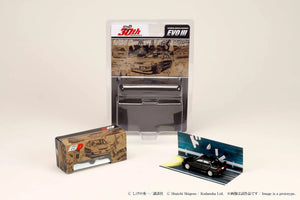 Mitsubishi Lancer RS Evolution III Kyoishi Sudo VS Ryosuke Takahashi Initial D Diorama Set - HOBBY JAPAN - 1:64