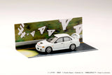 Mitsubishi Lancer RS Evolution IV Seiji Hiwaki VS Takumi Fujiwara Initial D Diorama Set - HOBBY JAPAN - 1:64 Modellauto 1/64