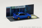 Subaru Impreza Initial D Diorama Set - HOBBY JAPAN - 1:64 Modellauto 1/64