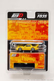 Mazda RX-7 (FD3S) Red Suns Keisuke Takahashi VS Takumi Fujiwara Initial D Diorama Set Re-release with a special collectible card included - HOBBY JAPAN - 1:64 Modellauto 1/64