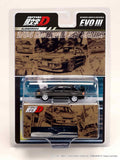 Mitsubishi Lancer RS Evolution III Kyoishi Sudo VS Ryosuke Takahashi Initial D Diorama Set Re-release with a special collectible card included - HOBBY JAPAN - 1:64 Modellauto 1/64