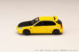 Honda Civic (EK9) Tomoyuki Tachi/Todo School VS Takumi Initial D Diorama Set Re-release with a special collectible card included - HOBBY JAPAN - 1:64 Modellauto 1/64
