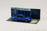 Subaru Impreza Initial D Diorama Set  Re-release with a special collectible card included - HOBBY JAPAN - 1:64 Modellauto 1/64