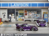 RWB 993 Army Girl High Tail (Purple) - Street Warrior - 1:64 Modellauto 1/64