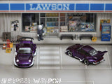 RWB 993 Army Girl High Tail (Purple) - Street Warrior - 1:64 Modellauto 1/64